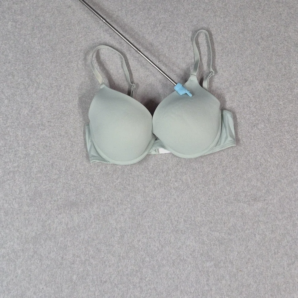 PINK Victoria's Secret Women Bra 34C Light Green Padded T Shirt Underwired READ